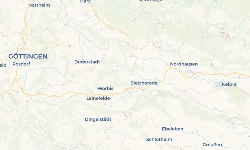 Regenradar Vorschaubild - Aktuelle Niederschläge in Neustadt (Eichsfeld) und Umgebung
