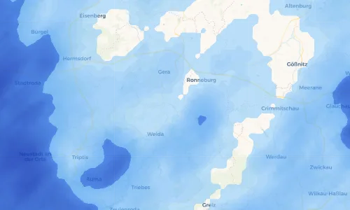 Regenradar Vorschaubild - Aktuelle Niederschläge in Niebra und Umgebung