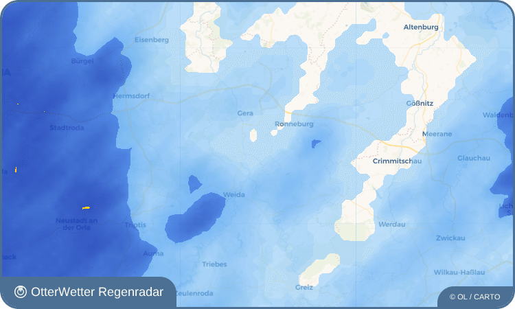 Wetter-Widget-Vorschau mit Vorhersagedaten für Niebra