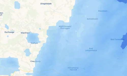 Regenradar Vorschaubild - Aktuelle Niederschläge in Niederdorla und Umgebung