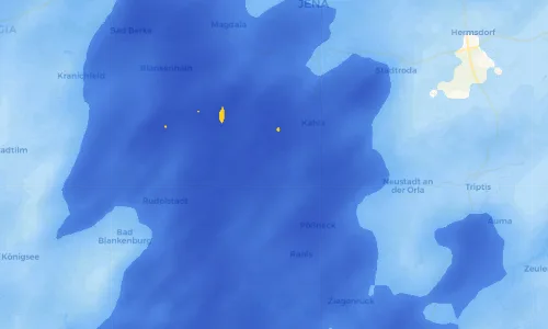 Regenradar Vorschaubild - Aktuelle Niederschläge in Niederkrossen und Umgebung