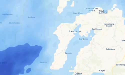 Regenradar Vorschaubild - Aktuelle Niederschläge in Nirmsdorf und Umgebung
