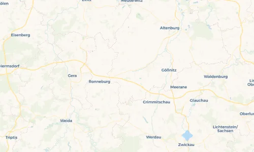 Regenradar Vorschaubild - Aktuelle Niederschläge in Nöbdenitz und Umgebung