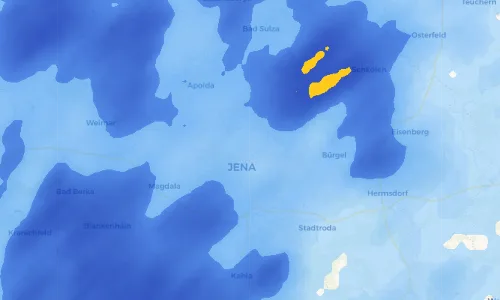 Regenradar Vorschaubild - Aktuelle Niederschläge in Nordlichter II und Umgebung