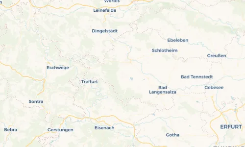 Regenradar Vorschaubild - Aktuelle Niederschläge in Oberdorla und Umgebung
