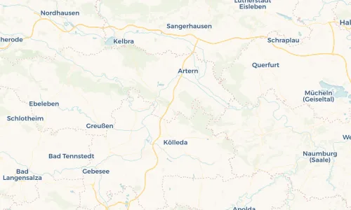Regenradar Vorschaubild - Aktuelle Niederschläge in Oberheldrungen und Umgebung