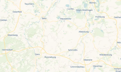 Regenradar-Vorschau: aktuelle Niederschläge in Oberkossa und Umgebung