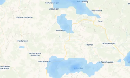 Regenradar Vorschaubild - Aktuelle Niederschläge in Obermaßfeld-Grimmenthal und Umgebung