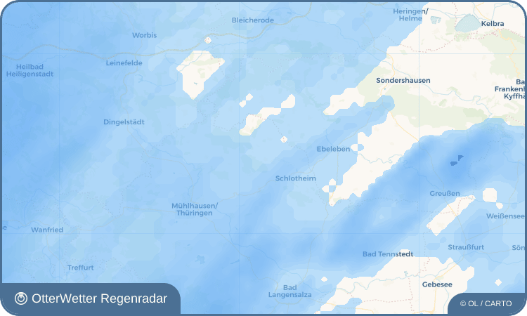 OtterWetter Regenradar-Widget Obermehler