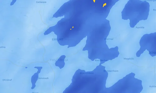 Regenradar Vorschaubild - Aktuelle Niederschläge in Obernissa und Umgebung