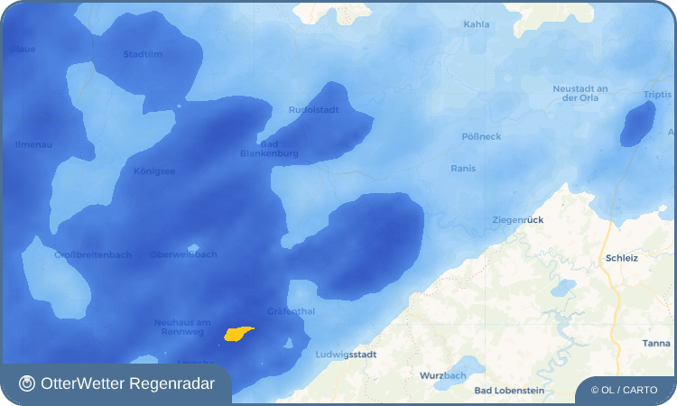 OtterWetter Regenradar-Widget Obernitz