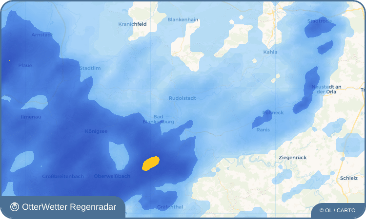 OtterWetter Regenradar-Widget Oberpreilipp
