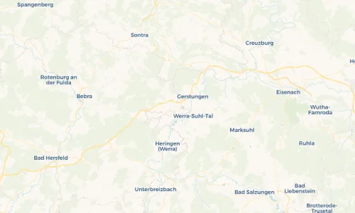 Regenradar Vorschaubild - Aktuelle Niederschläge in Obersuhl und Umgebung