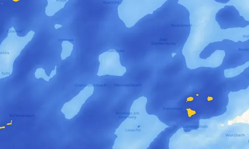 Regenradar Vorschaubild - Aktuelle Niederschläge in Obstfelderschmiede und Umgebung