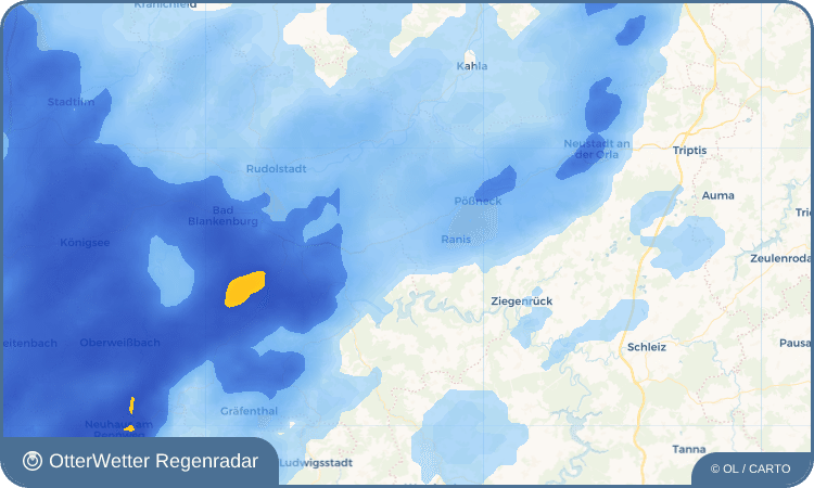 OtterWetter Regenradar-Widget Oelsen