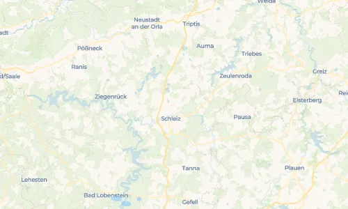Regenradar Vorschaubild - Aktuelle Niederschläge in Oettersdorf und Umgebung
