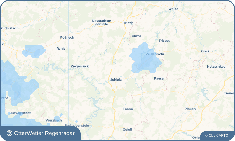 OtterWetter Regenradar-Widget Oettersdorf