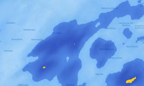 Regenradar Vorschaubild - Aktuelle Niederschläge in Olbersleben und Umgebung