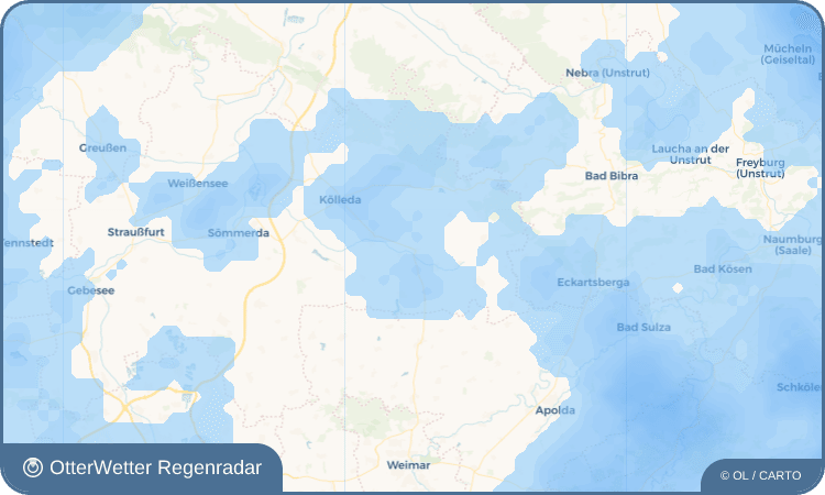 OtterWetter Regenradar-Widget Olbersleben