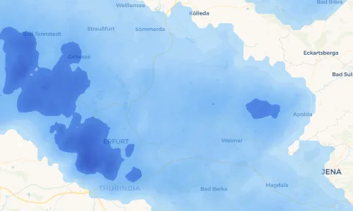 Regenradar Vorschaubild - Aktuelle Niederschläge in Ollendorf und Umgebung