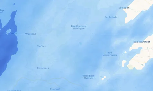 Regenradar Vorschaubild - Aktuelle Niederschläge in Oppershausen und Umgebung