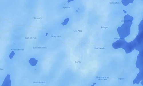 Regenradar Vorschaubild - Aktuelle Niederschläge in Oßmaritz und Umgebung