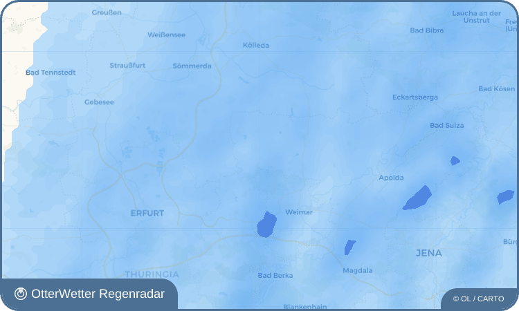 OtterWetter Regenradar-Widget Ottmannshausen