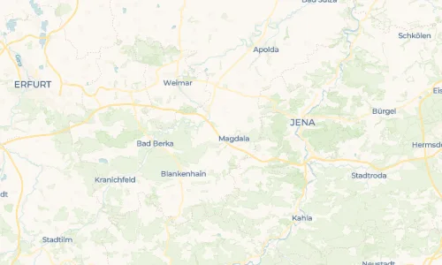 Regenradar Ottstedt: aktuelle Niederschläge in Ottstedt und Umgebung, Stand 18. Oktober 2026 um 22:00 Uhr