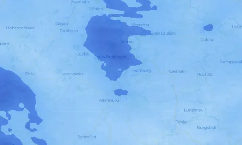 Regenradar Vorschaubild - Aktuelle Niederschläge in Pahna und Umgebung