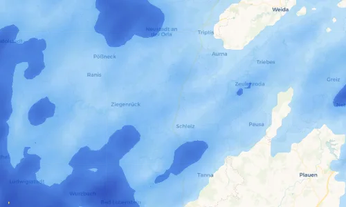 Regenradar Vorschaubild - Aktuelle Niederschläge in Pahnstangen und Umgebung