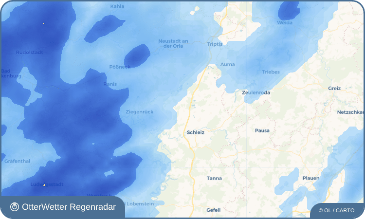 Wetter-Widget-Vorschau mit Vorhersagedaten für Pahnstangen