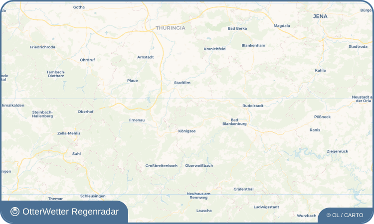 OtterWetter Regenradar-Widget Paulinzella