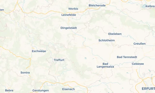 Regenradar Vorschaubild - Aktuelle Niederschläge in Pfafferode und Umgebung