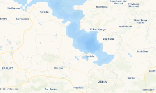 Regenradar Vorschaubild - Aktuelle Niederschläge in Pfiffelbach und Umgebung