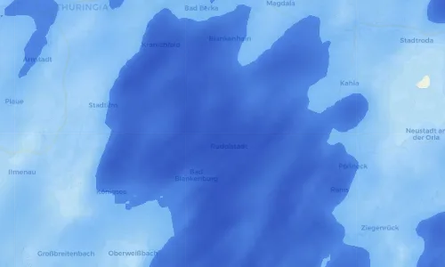 Regenradar Vorschaubild - Aktuelle Niederschläge in Pflanzwirbach und Umgebung