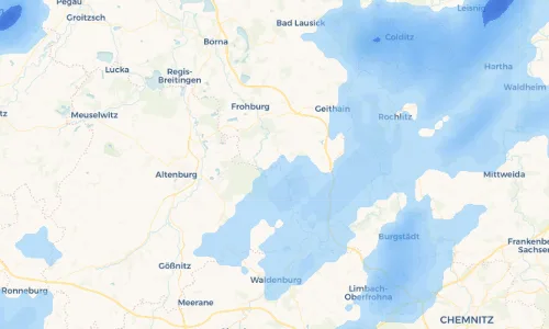 Regenradar Vorschaubild - Aktuelle Niederschläge in Pflug und Umgebung
