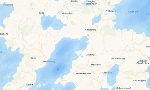 Regenradar Vorschaubild - Aktuelle Niederschläge in Platschütz und Umgebung