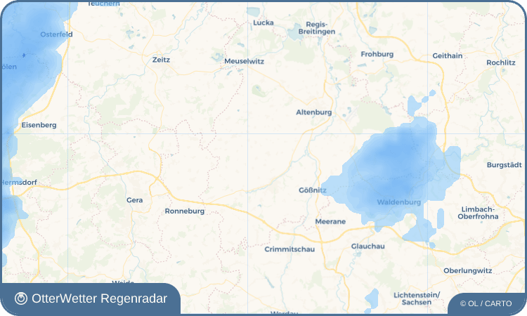 OtterWetter Regenradar-Widget Platschütz