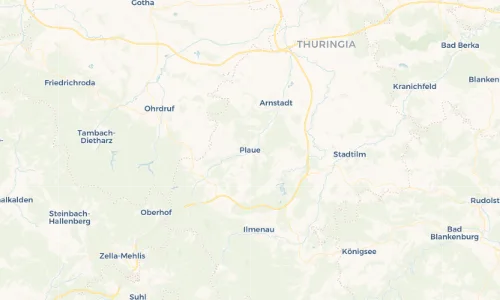 Regenradar Vorschaubild - Aktuelle Niederschläge in Plaue und Umgebung