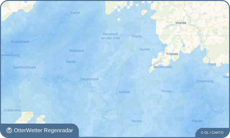 OtterWetter Regenradar-Widget Plothen