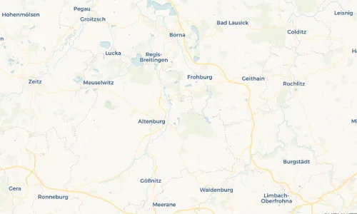 Regenradar Vorschaubild - Aktuelle Niederschläge in Pöppschen und Umgebung