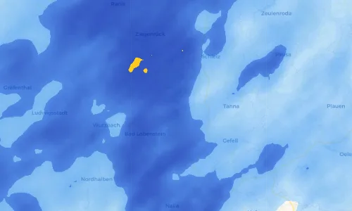 Regenradar Vorschaubild - Aktuelle Niederschläge in Pöritzsch und Umgebung