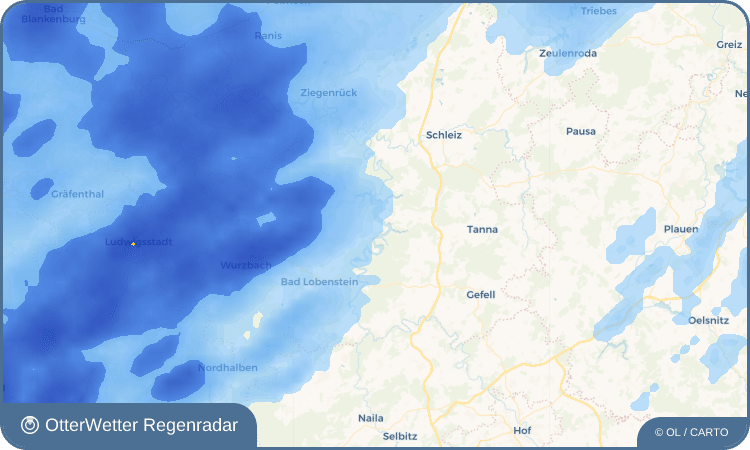 Wetter-Widget-Vorschau mit Vorhersagedaten für Pöritzsch