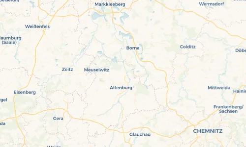 Regenradar Vorschaubild - Aktuelle Niederschläge in Pöschwitz und Umgebung