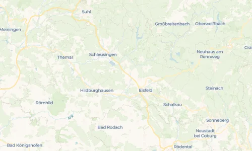 Regenradar Vorschaubild - Aktuelle Niederschläge in Poppenwind und Umgebung