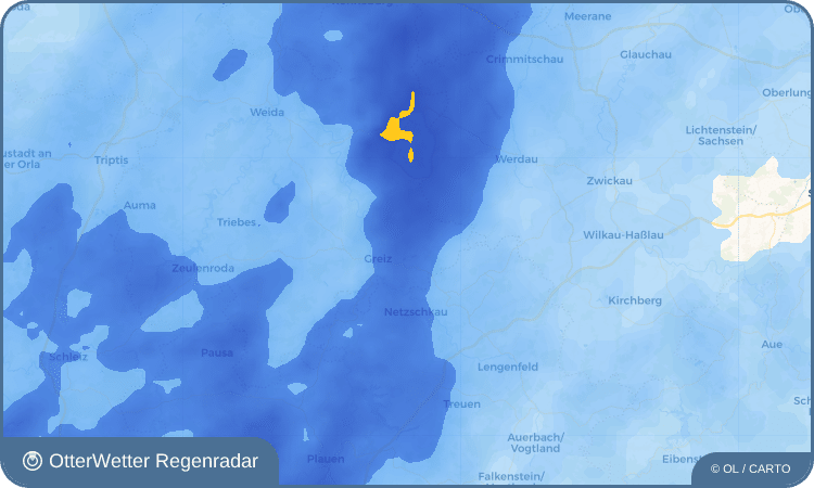 OtterWetter Regenradar-Widget Raasdorf