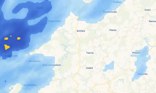 Regenradar Vorschaubild - Aktuelle Niederschläge in Raila und Umgebung
