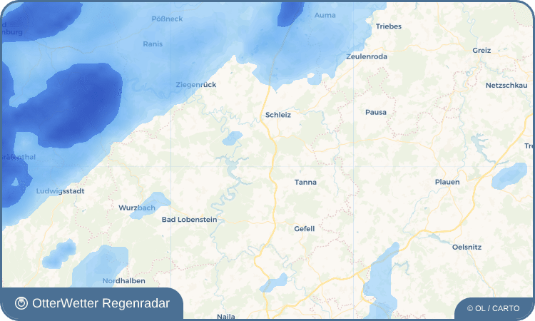OtterWetter Regenradar-Widget Raila