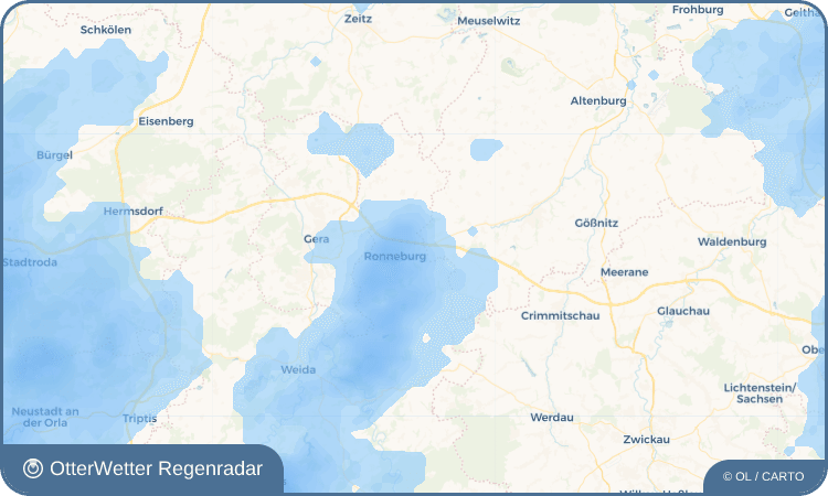 OtterWetter Regenradar-Widget Raitzhain