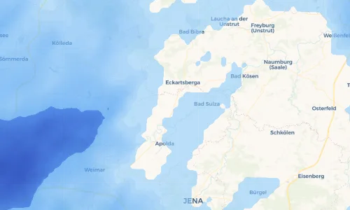 Regenradar Vorschaubild - Aktuelle Niederschläge in Rannstedt und Umgebung